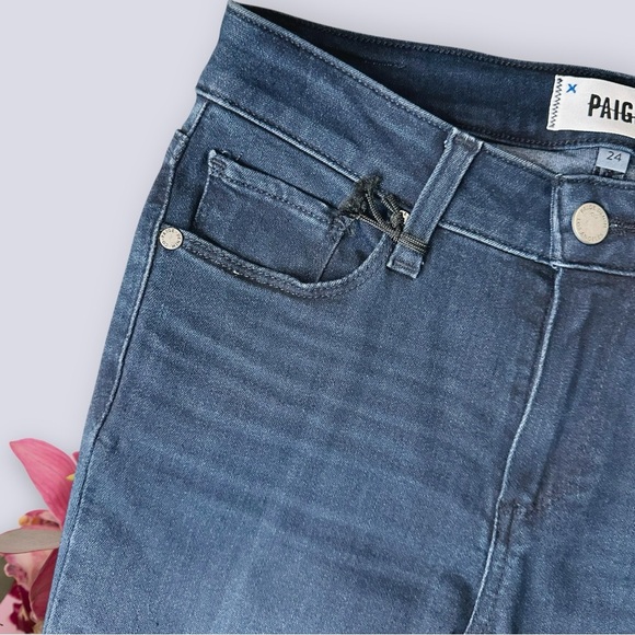 NWOT PAIGE Denim ‘Skyline’ Skinny Jeans in “Azaria” Wash Size 24 - Picture 5 of 16
